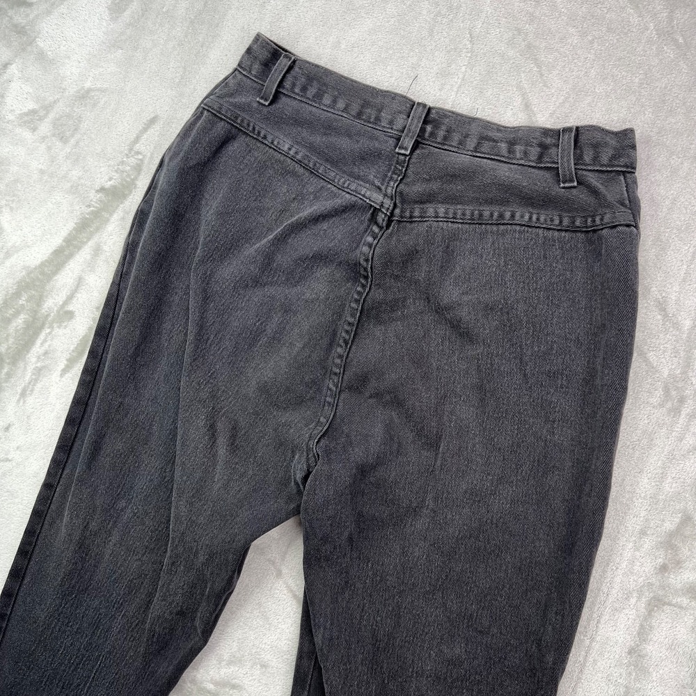 Vintage No Boundaries Denim‎ Jeans Womens 15/16 Black Bareback Made in USA 90s